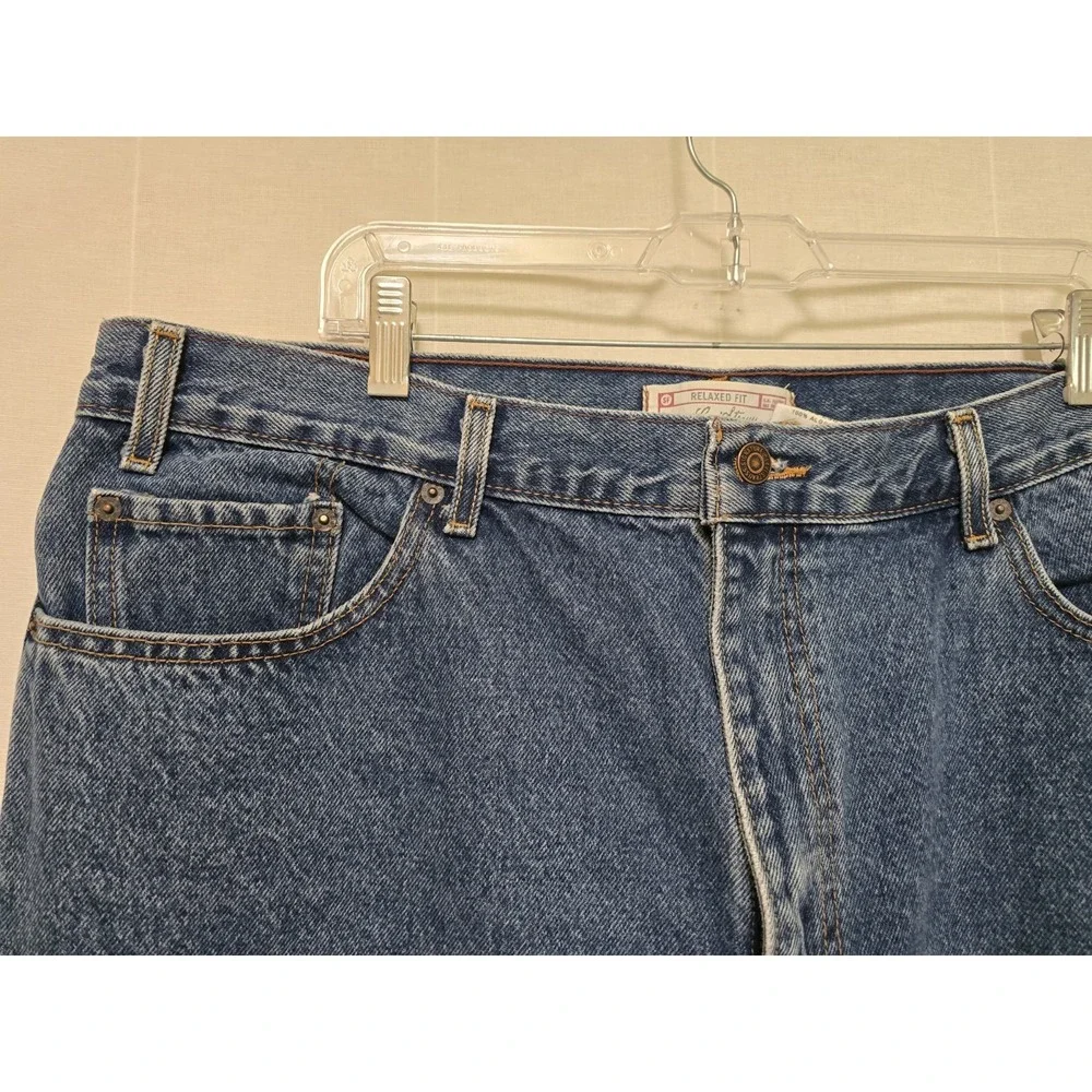 Levis Mens Relaxed Fit Jeans Size‎ 42x30 Blue Vintage